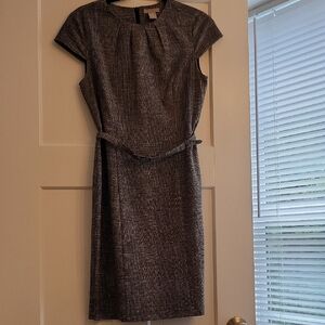 H&M Charcoal Textured Mini Dress